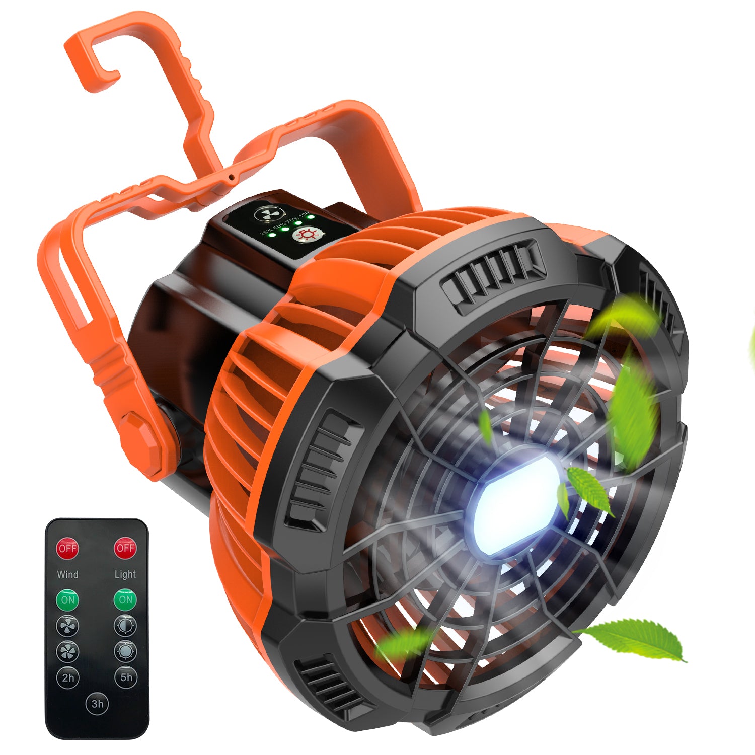 Portable Fan Camping Fan for Tents, 30 Hours Work-time Camping Lantern –  AEscod